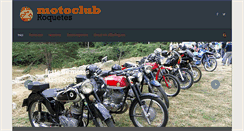 Desktop Screenshot of motoclubroquetes.com